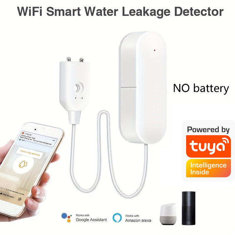 Wifi Water Leak Detector - WiFi Water Level Sensor Leakage Alarm