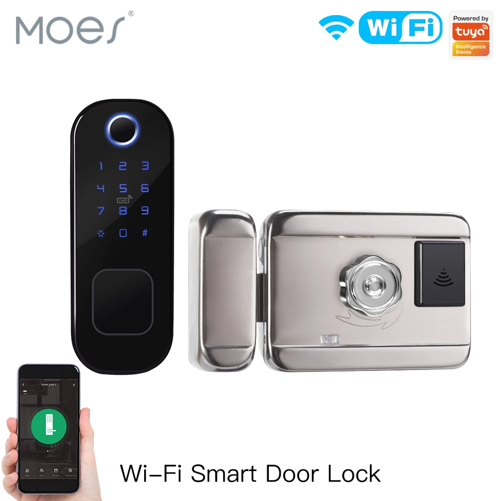 Smart Home Lock - MOES WiFi Tuya Thông Minh Khóa
