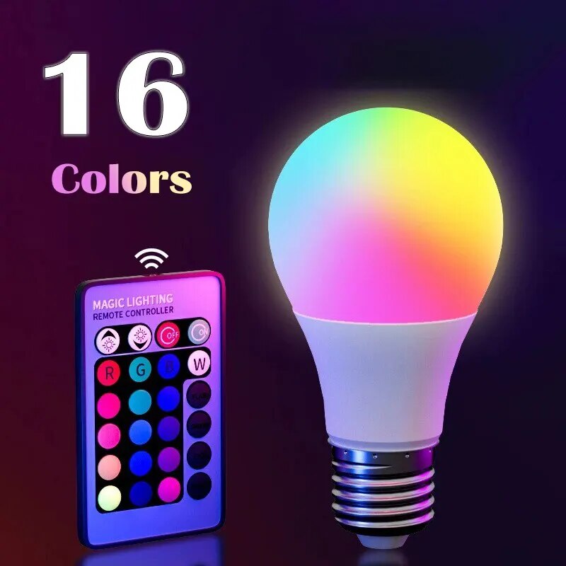Smart Bulb - 16 Colors RGB Bulb LED Multicolor