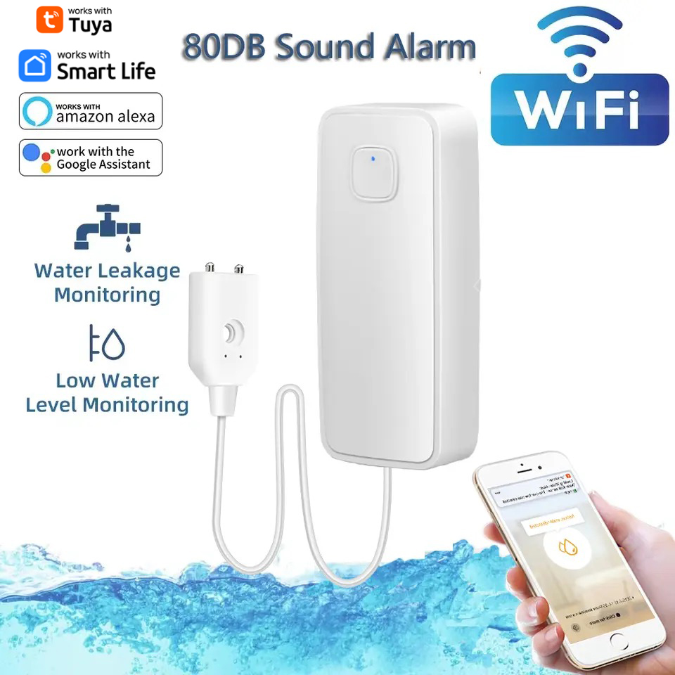 Wifi Water Leak Detector - Tuya WiFi Smart Water Leak Sensor