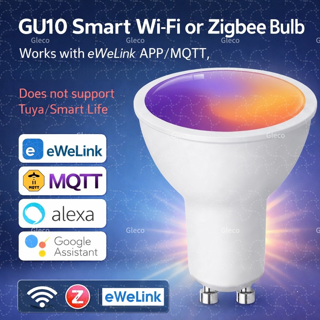Smart Bulb - Ewelink GU10 Zigbee LED Bulbs Wifi