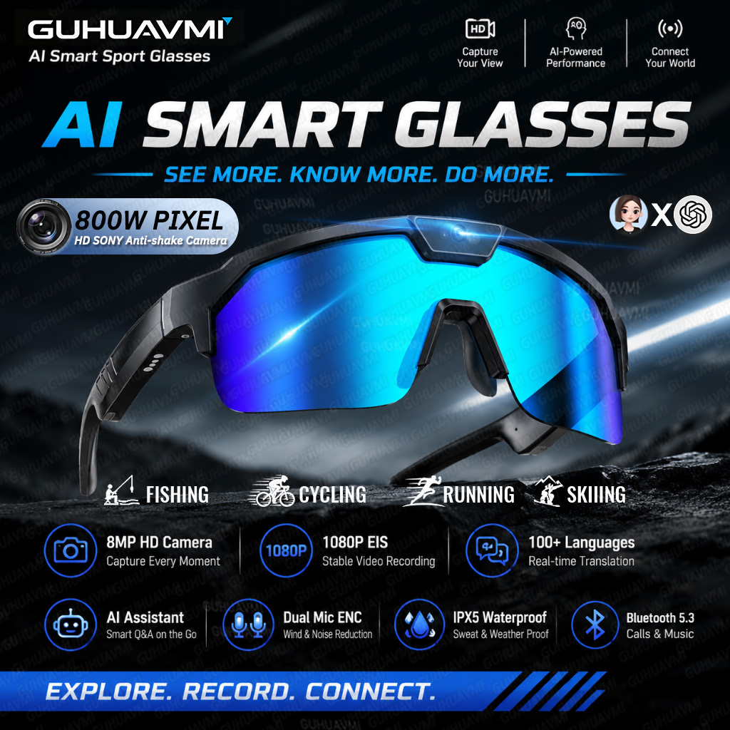 Smart Home Outdoor Camera - New AI Smart Glasses For Outdoor