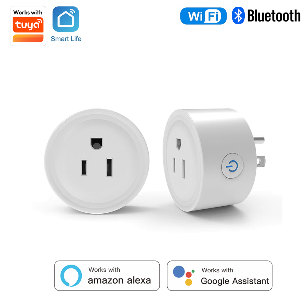 Smart Home Technology - Tuya US-Spec 10A Smart round Plug