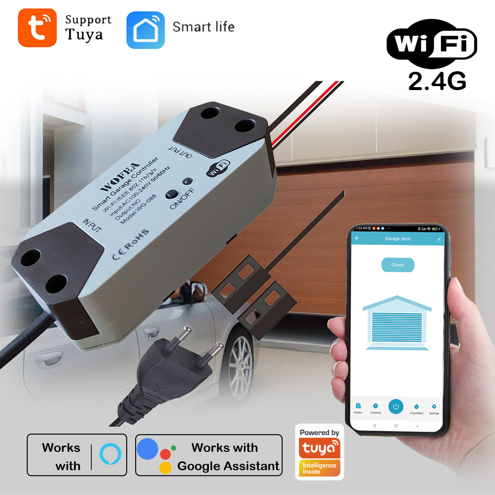 Smart Home Technology - Smart Garage Door Opener Controller, EU