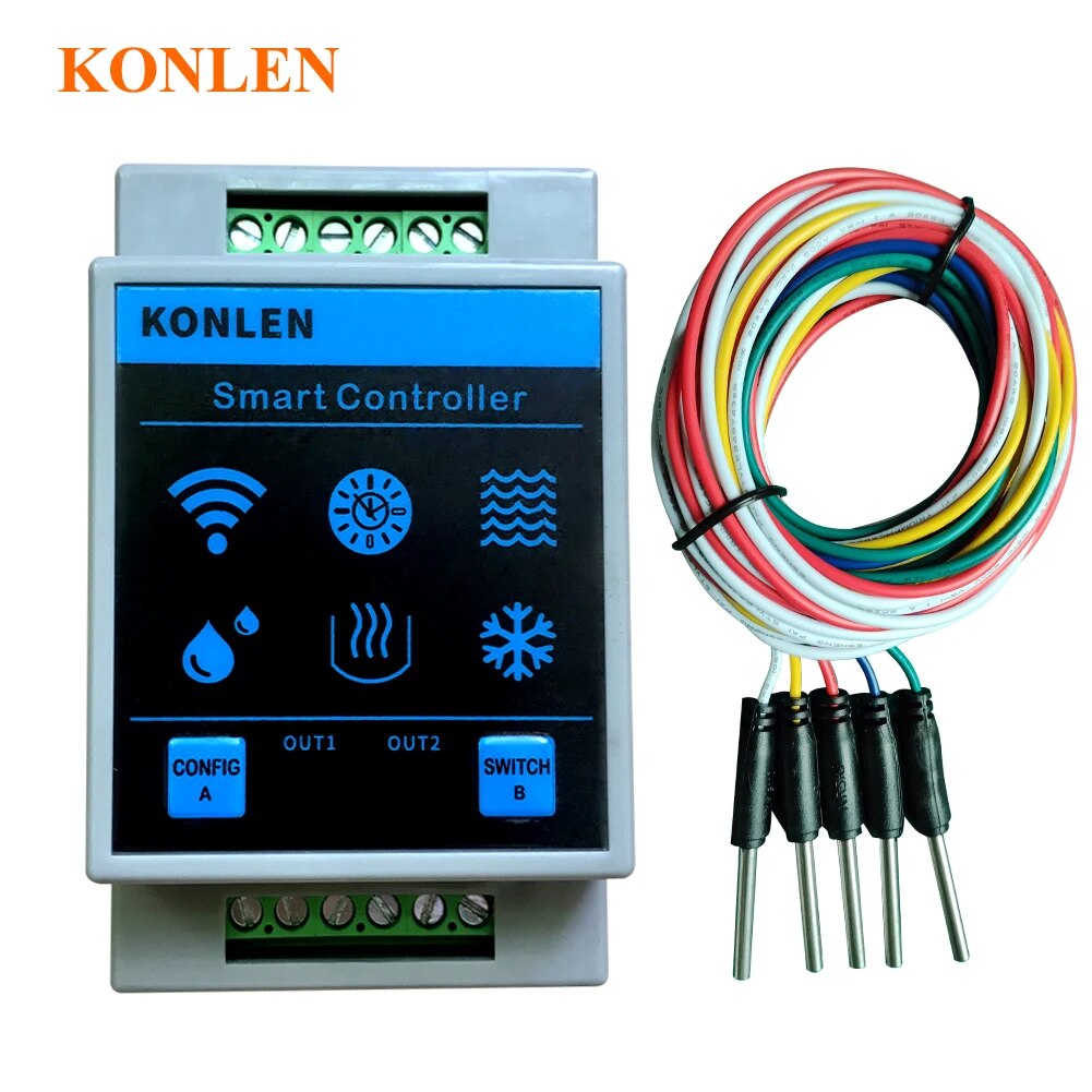 Wifi Water Leak Detector - KONLEN Tuya Water Level Sensor WIFI