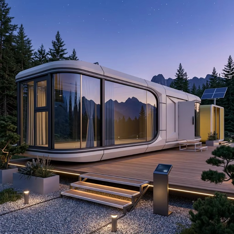Airbnb Smart Home - Modern Space Capsule Tiny House Prefab