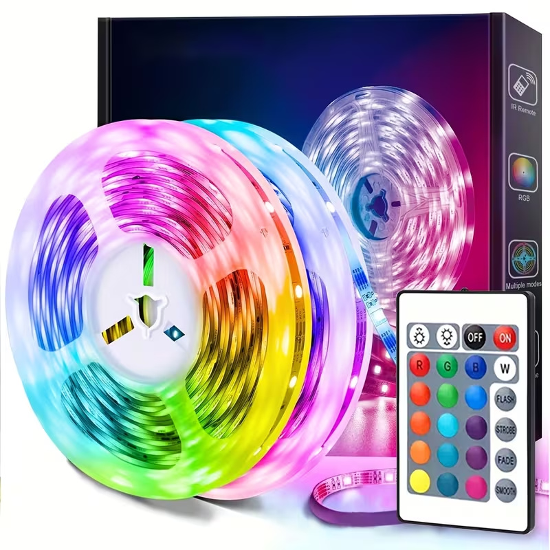 Smart Home Llm - Smart LED Strip Lights with 24-Key