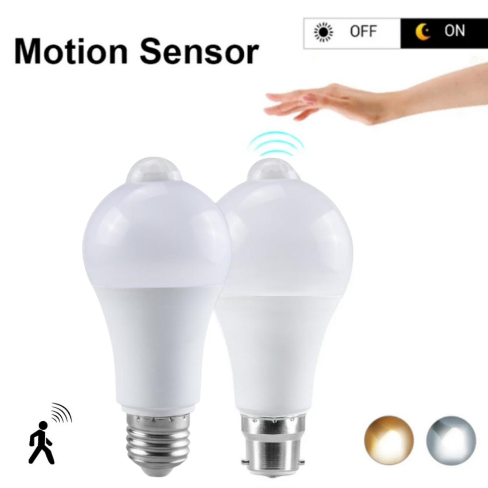 Smart Bulb - PIR Motion Sensor LED Light Bulb