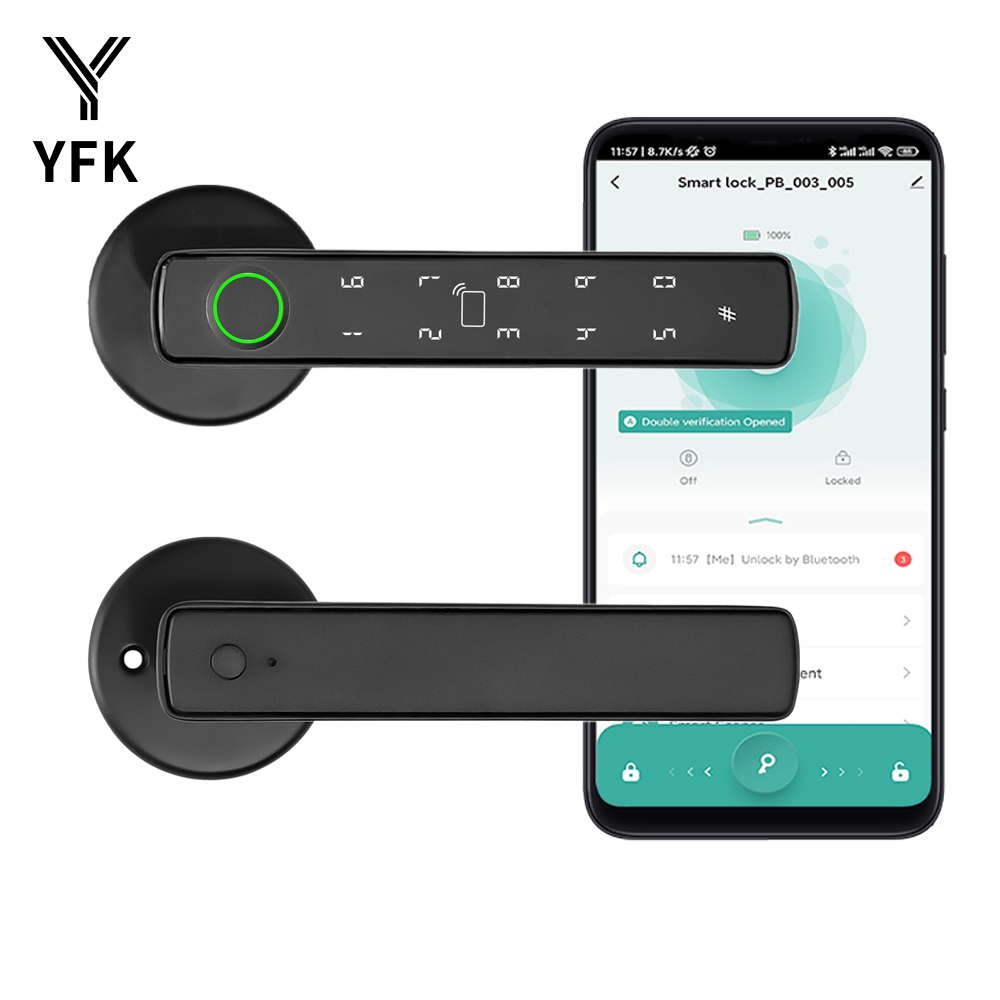 Smart Home Gateway - Tuya Bluetooth Smart Fingerprint Door Lock