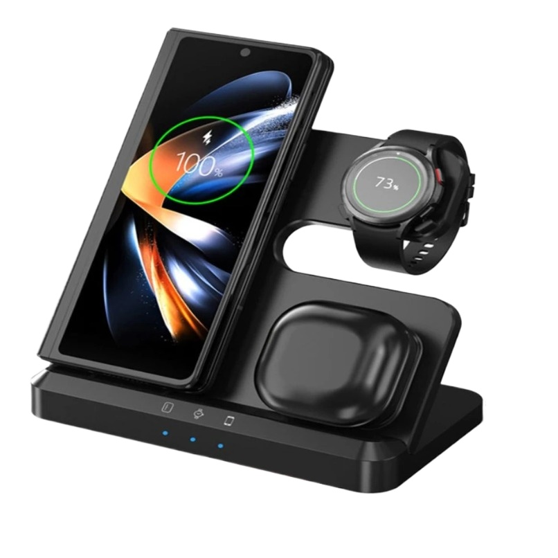 Smart Home Office - 3 in 1 Wireless Charger Station