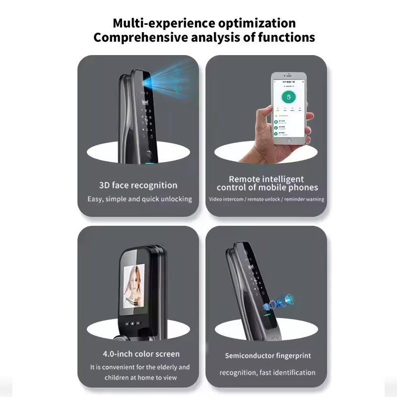 HX5 Smart Door Lock 3D Face Re - đánh giá và giá Smart Home Lock
