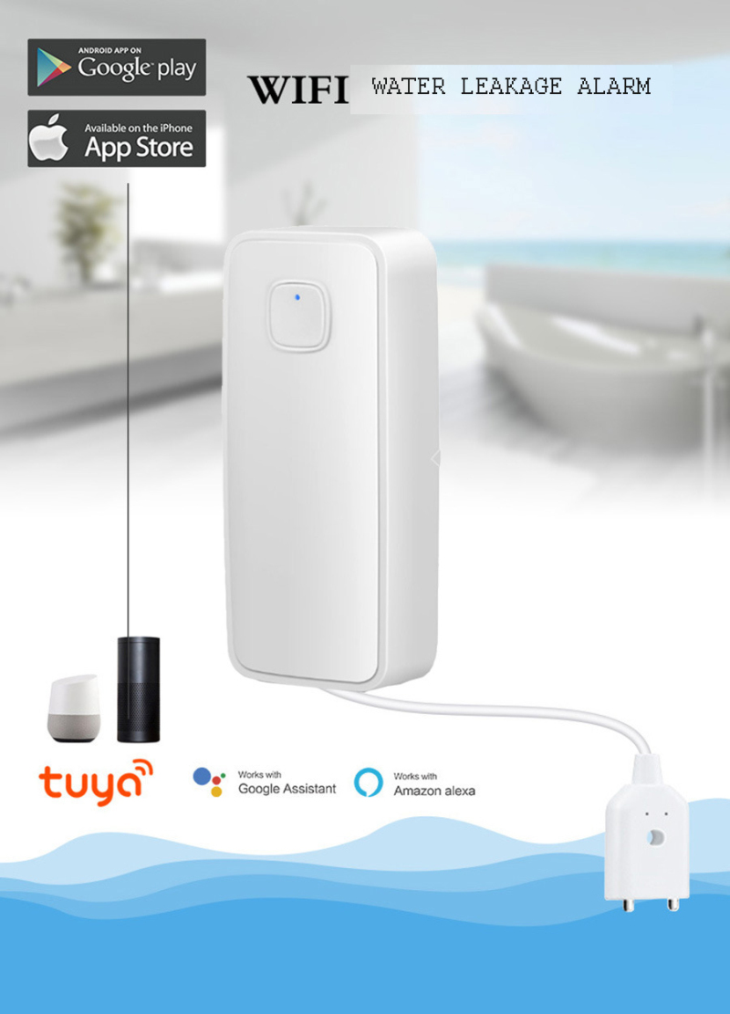 Nước Cảm Biến Báo Động WiFi Nư - đánh giá và giá Wifi Water Leak Detector