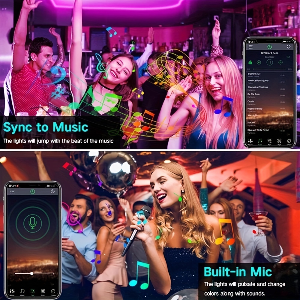 LED Lights RGB Strip Smart Mus - đánh giá và giá Smart Home Llm