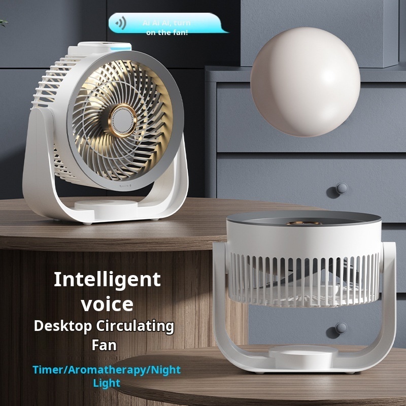 Smart Desk Fan Voice Activated - đánh giá và giá Smart Home Office