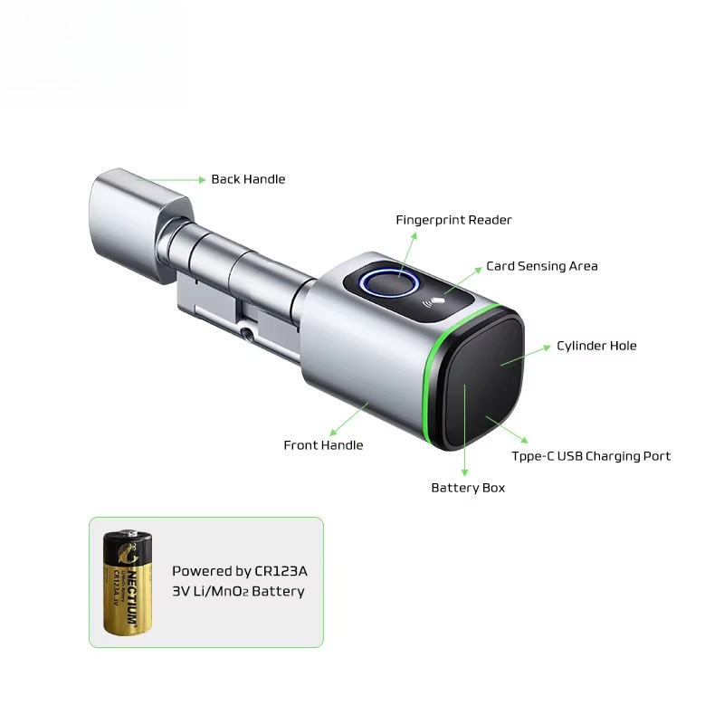 Tuya Wifi Smart Cylinder Door  - đánh giá và giá Airbnb Smart Home