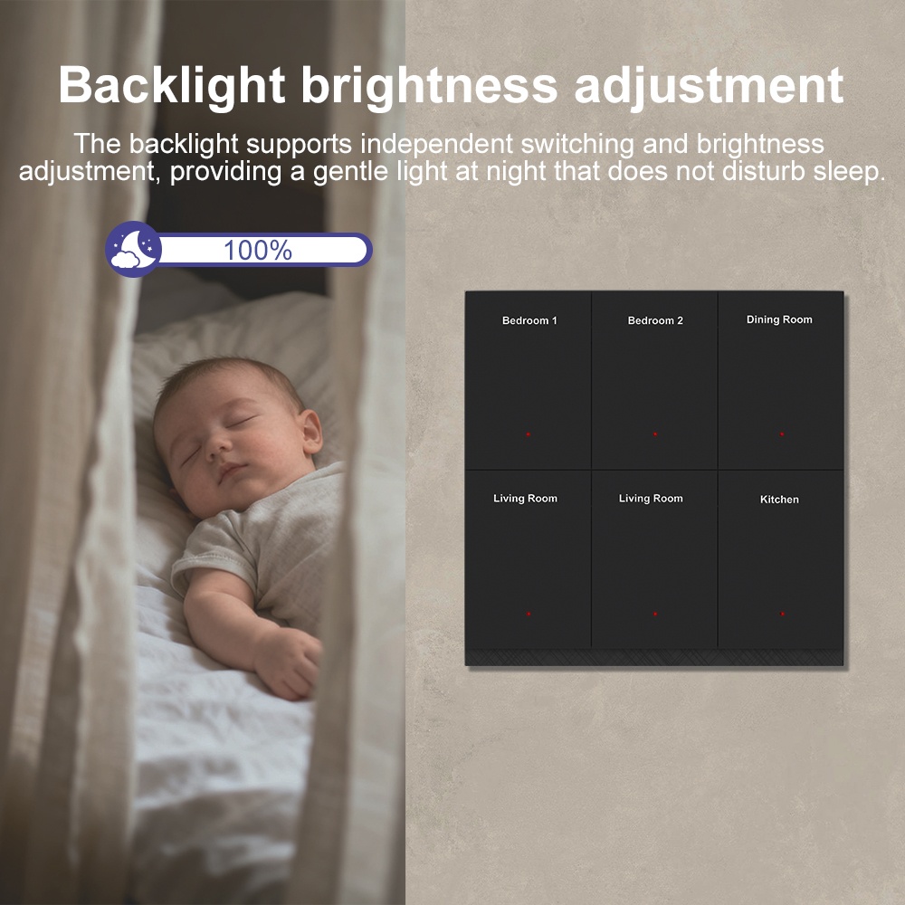 Manhot DIY Name Switch Zigbee  - đánh giá và giá Smart Home Lighting Control