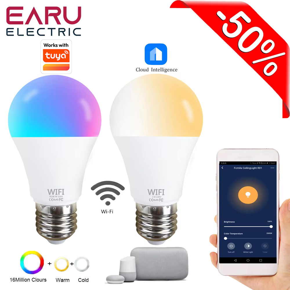 15W High Power Tuya WiFi Smart - đánh giá và giá Smart Bulb
