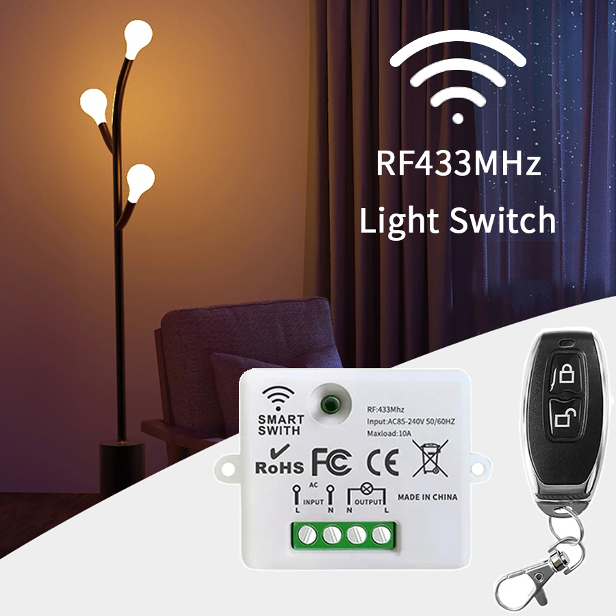 RF 433MHz Wireless Remote Cont - đánh giá và giá Smart Home Lighting Control