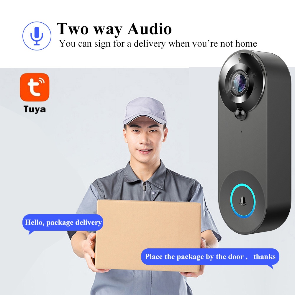 Tuya 1080P Wireless WIFI Doorb - đánh giá và giá Smart Home Cctv