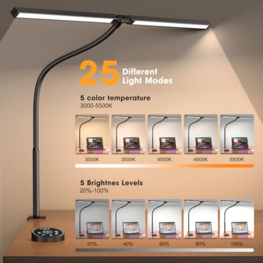 Led Desk Lamp for Office Home  - đánh giá và giá Smart Home Office