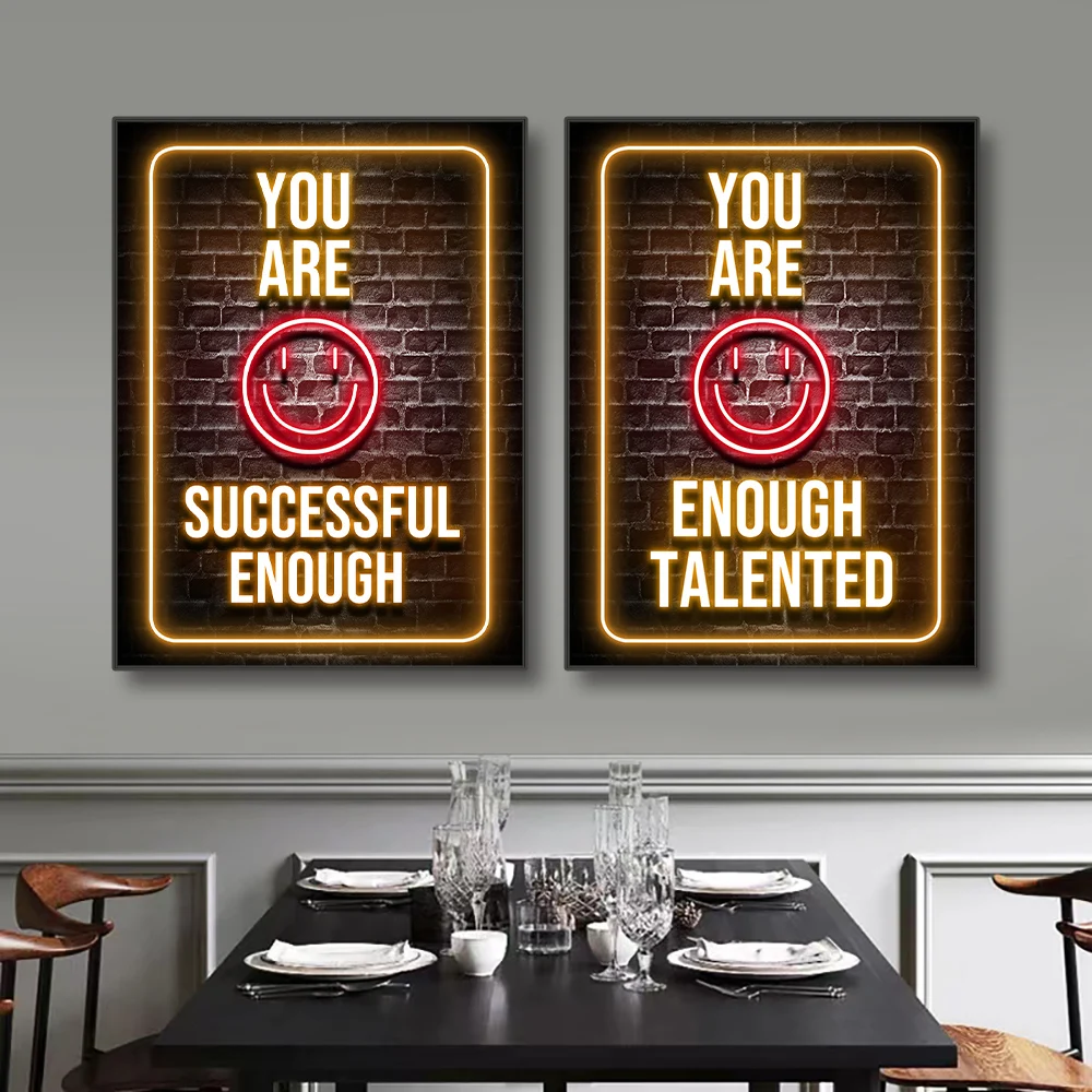 Neon Motivation Quotes Posters - đánh giá và giá Smart Home Quotes