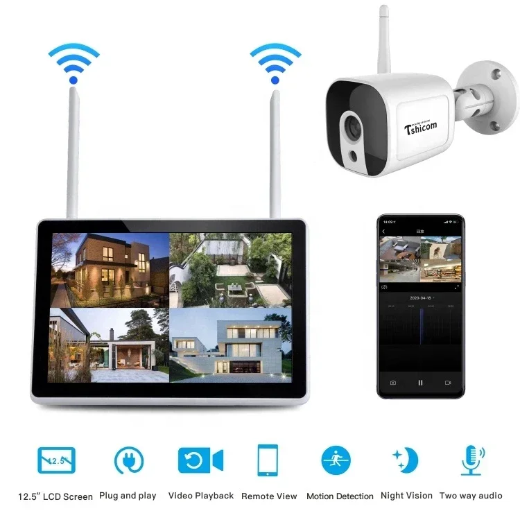 TUYA Smart Wi-Fi 4CH NVR Kit 1 - đánh giá và giá Smart Home Cctv