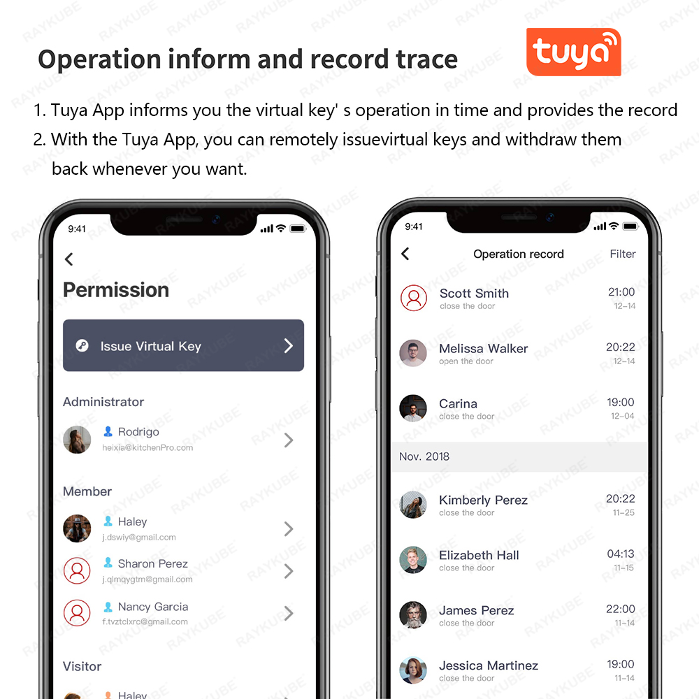 RAYKUBE A1 Pro Tuya BEL Smart  - đánh giá và giá Smart Home Lock