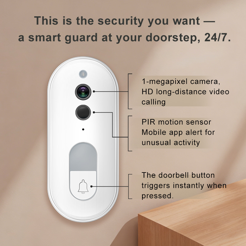 Tuya Smart Video Doorbell Wire - đánh giá và giá Smart Home Outdoor Camera