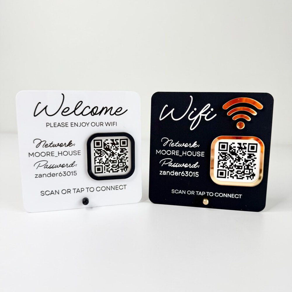 Customizable Acrylic WiFi Sign - đánh giá và giá Airbnb Smart Home