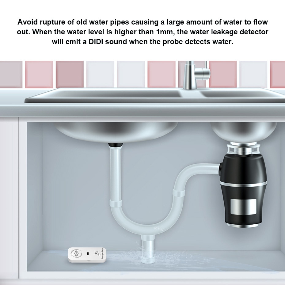 KERUI Wireless Water Sensor 90 - đánh giá và giá Wifi Water Leak Detector