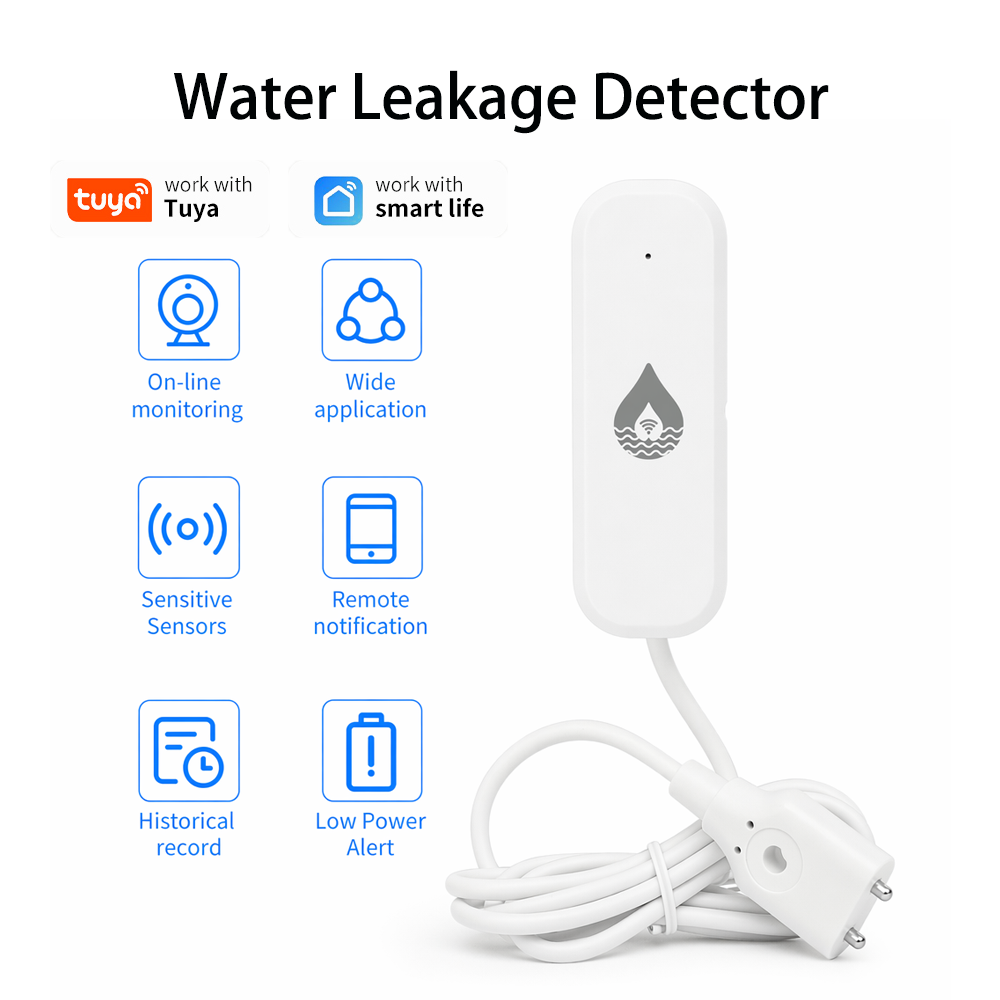 YFK WiFi/Zigbee Water Leakage  - đánh giá và giá Wifi Water Leak Detector
