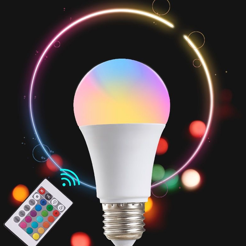 E27 220V 16 Colors RGB Bulb LE - đánh giá và giá Smart Bulb