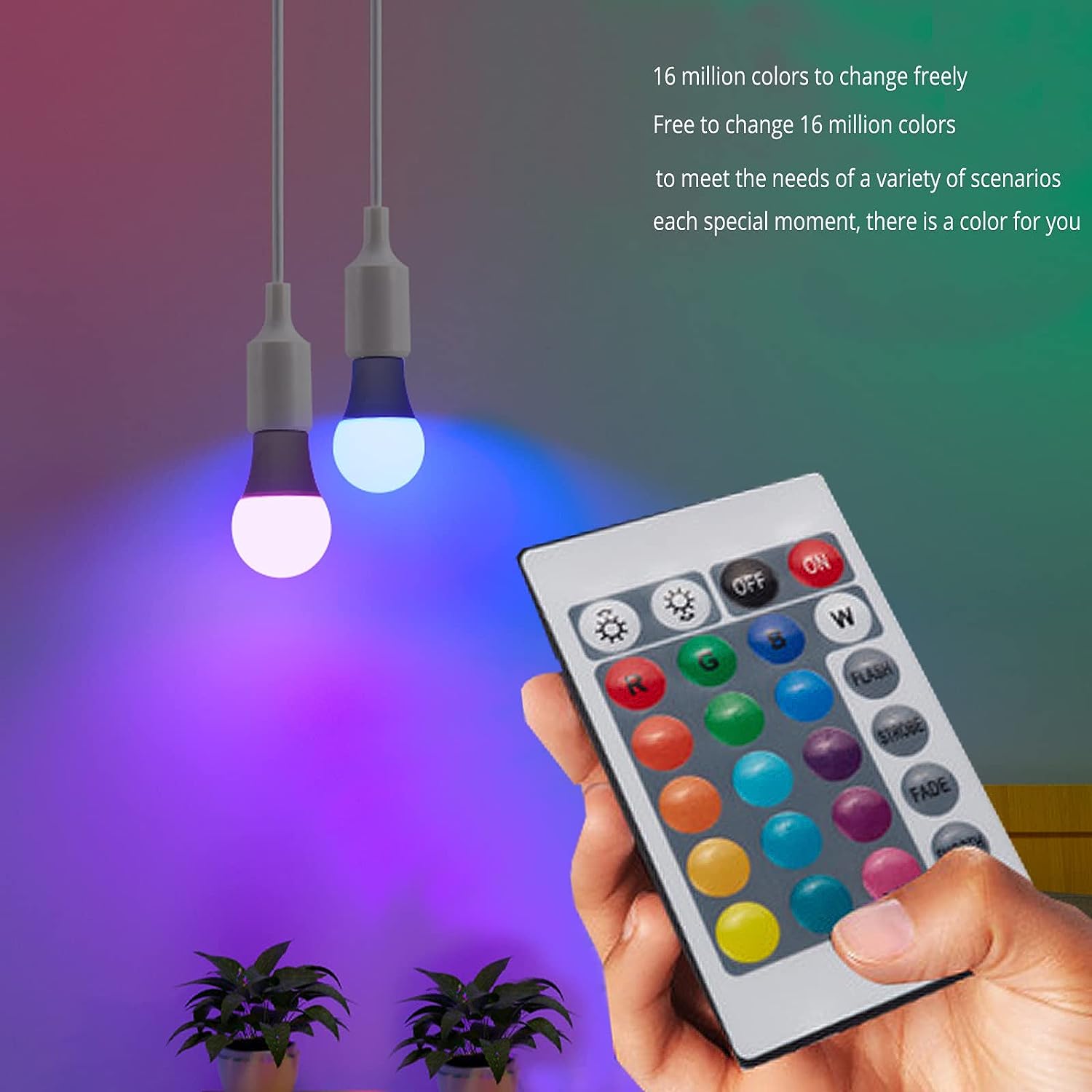 E27 220V 16 Colors RGB Bulb LE - đánh giá và giá Smart Bulb