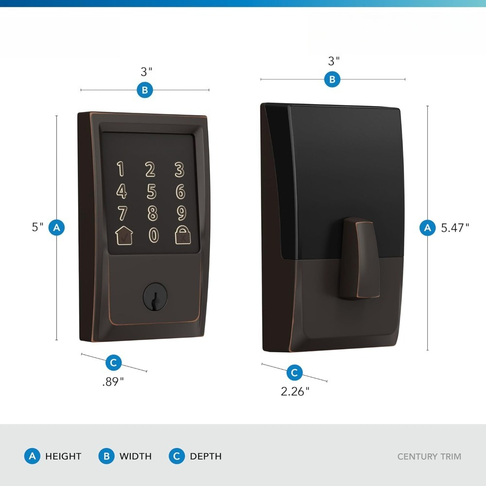 Smart Wi-Fi Deadbolt Lock Touc - đánh giá và giá Airbnb Smart Home