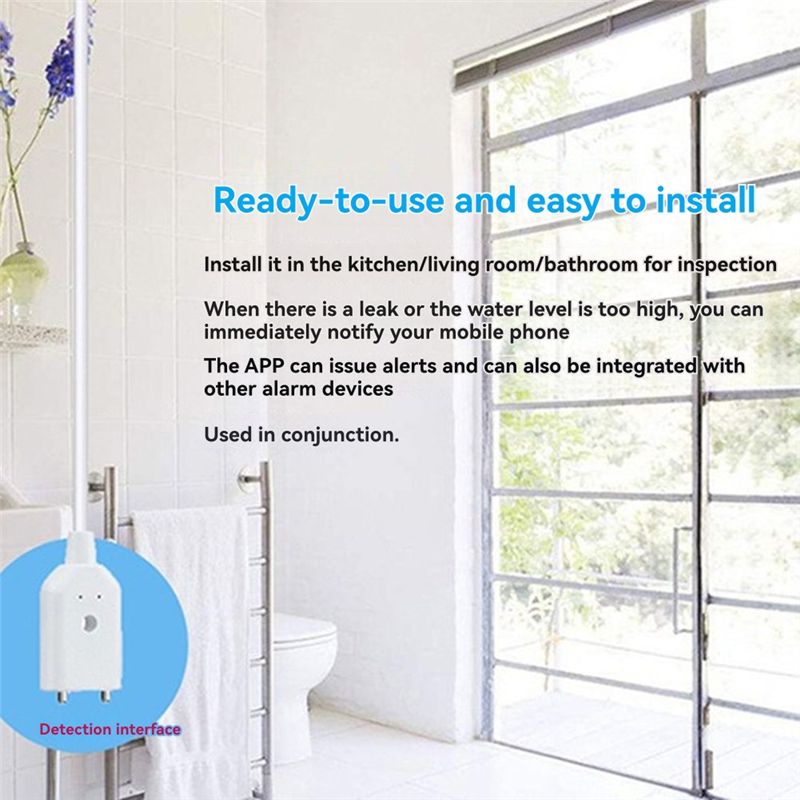 [NEW A09R!】 Tuya Wifi Smart Wa - đánh giá và giá Wifi Water Leak Detector