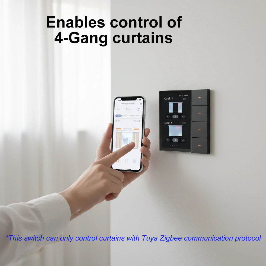 F3-pro Tuya Smart Panel ZigBee - đánh giá và giá Smart Home Lighting Control
