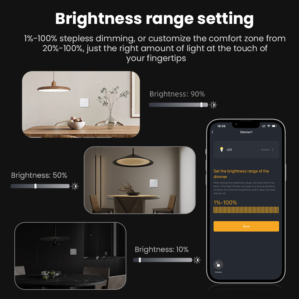 AVATTO WiFi 1/2 Gang Smart Dim - đánh giá và giá Smart Home Lighting Control