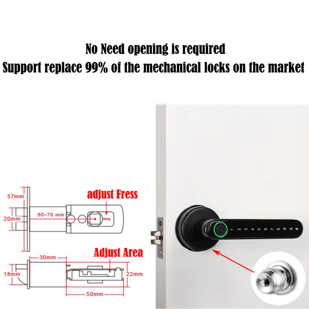 TTLock Smart Bluetooth Fingerp - đánh giá và giá Smart Home Lock