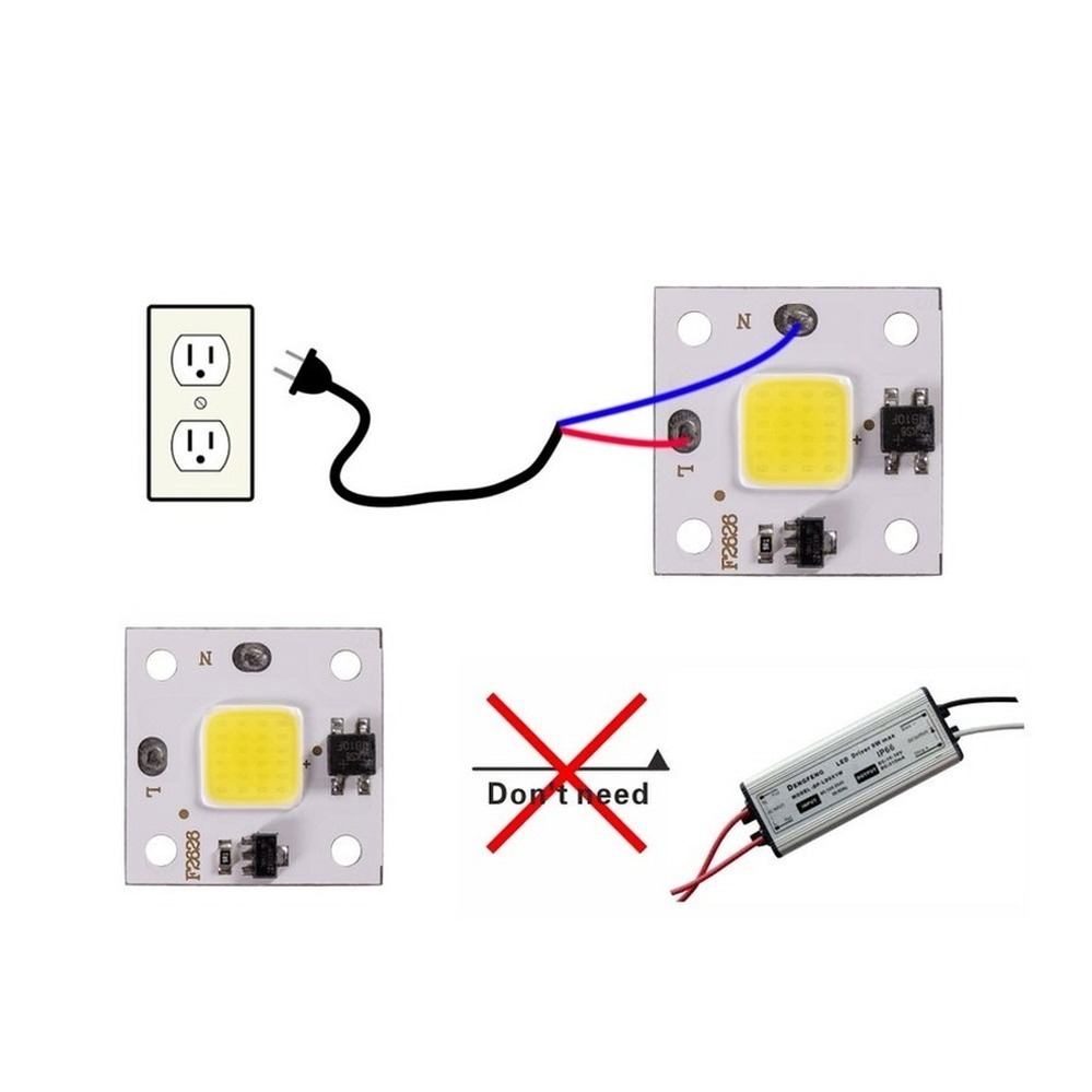 10W COB Mô Đun 220V Chip LED Đ - đánh giá và giá Smart Bulb