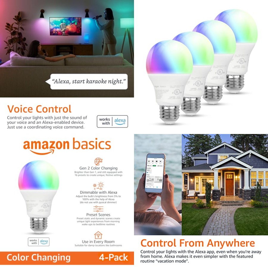 Smart A19 LED Light Bulb,,9W 6 - đánh giá và giá Smart Bulb