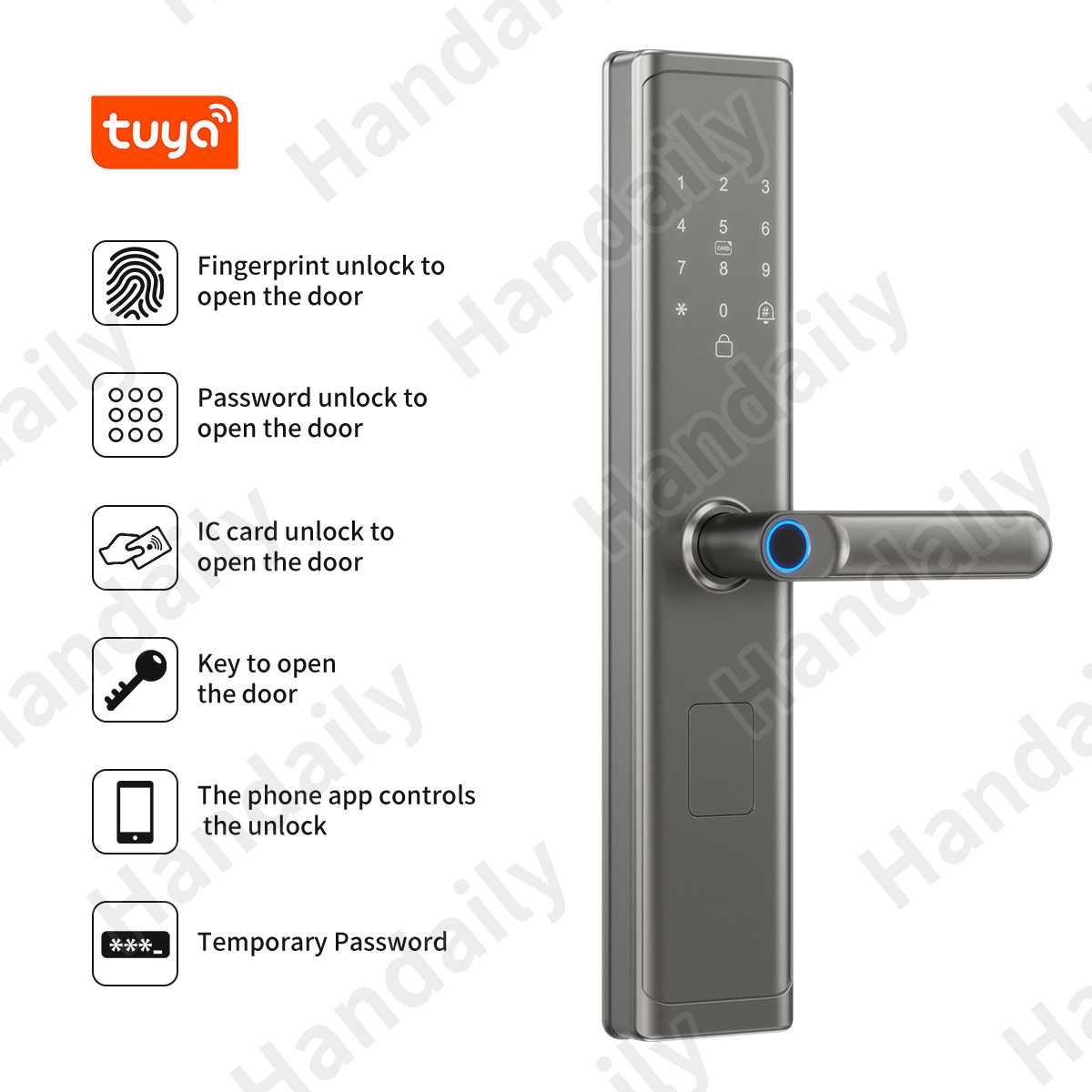 Tuya Wifi TTlock App Fingerpri - đánh giá và giá Smart Home Lock