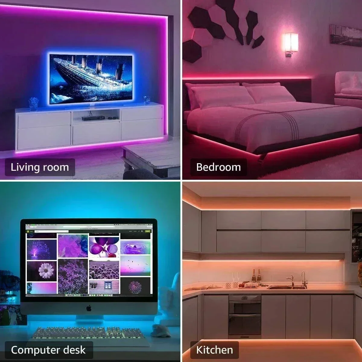 Smart RGB LED Gaming Light Str - đánh giá và giá Smart Bulb