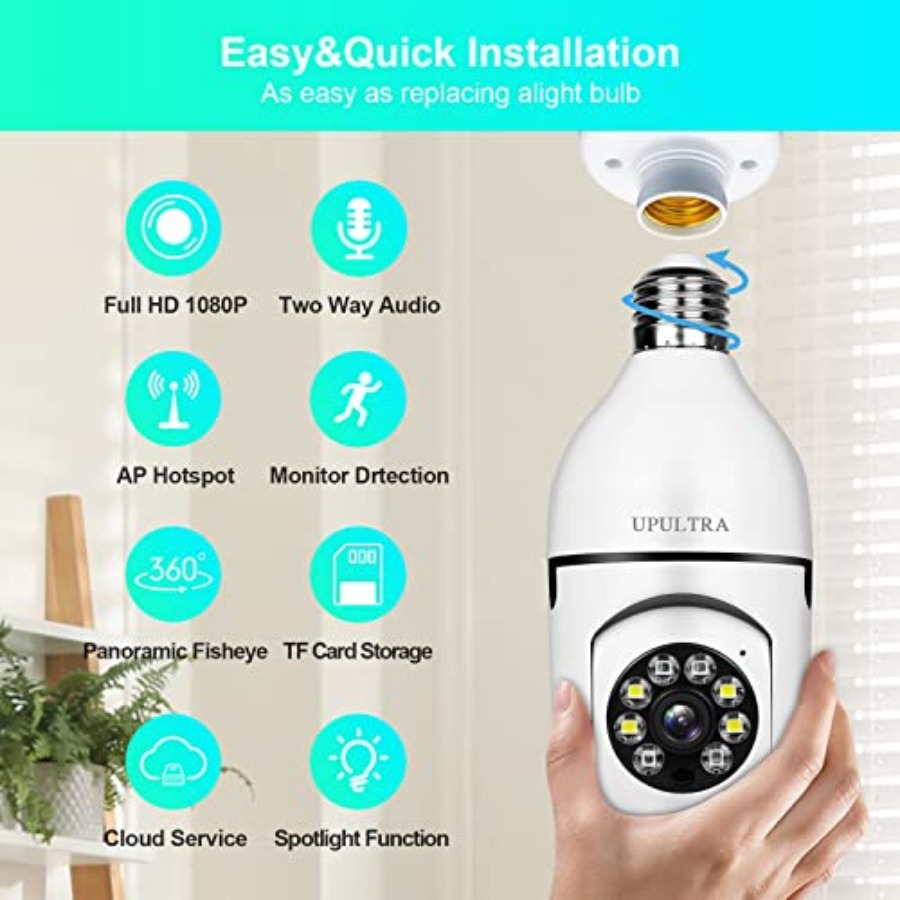 Light Bulb 1080P Security Wire - đánh giá và giá Smart Bulb