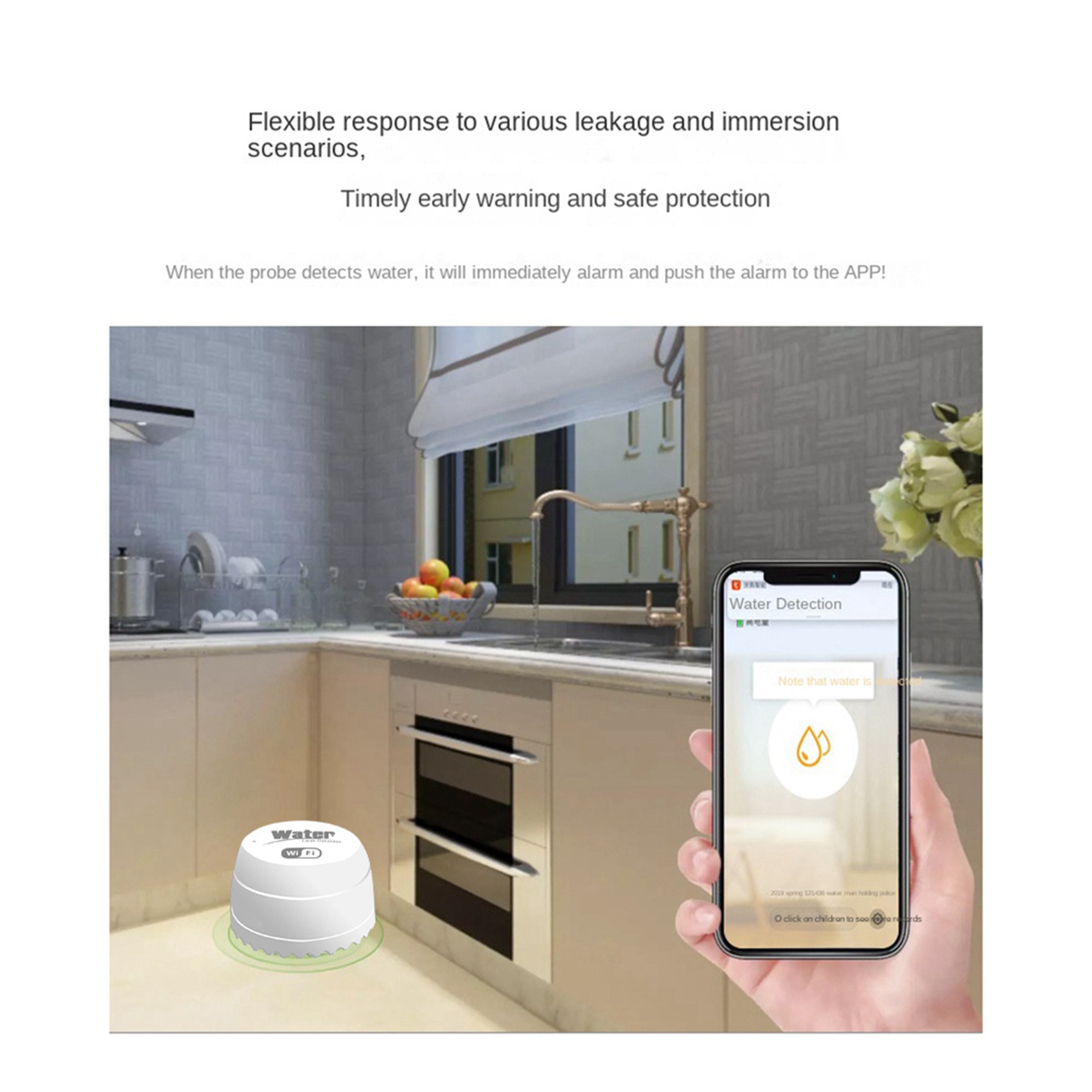 ABKW-3X Wifi Crow Smart Water  - đánh giá và giá Wifi Water Leak Detector