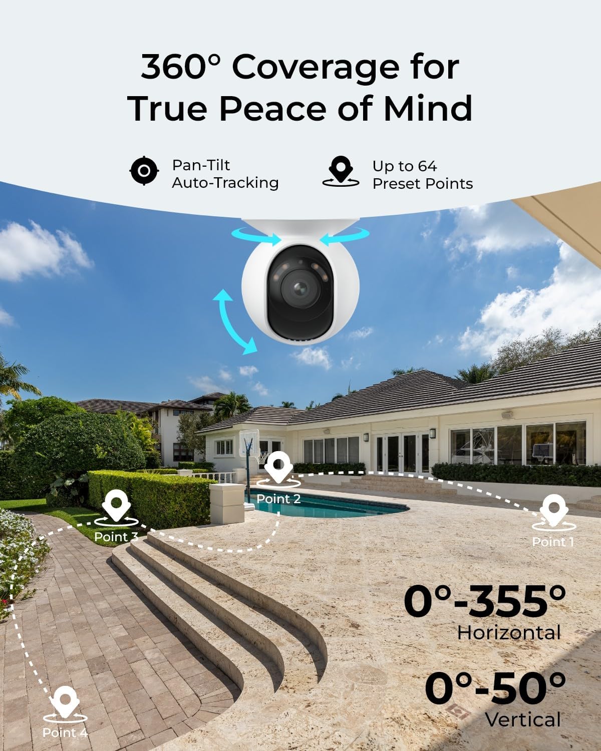 PoE 4K Outdoor Home Security C - đánh giá và giá Smart Home Outdoor Camera