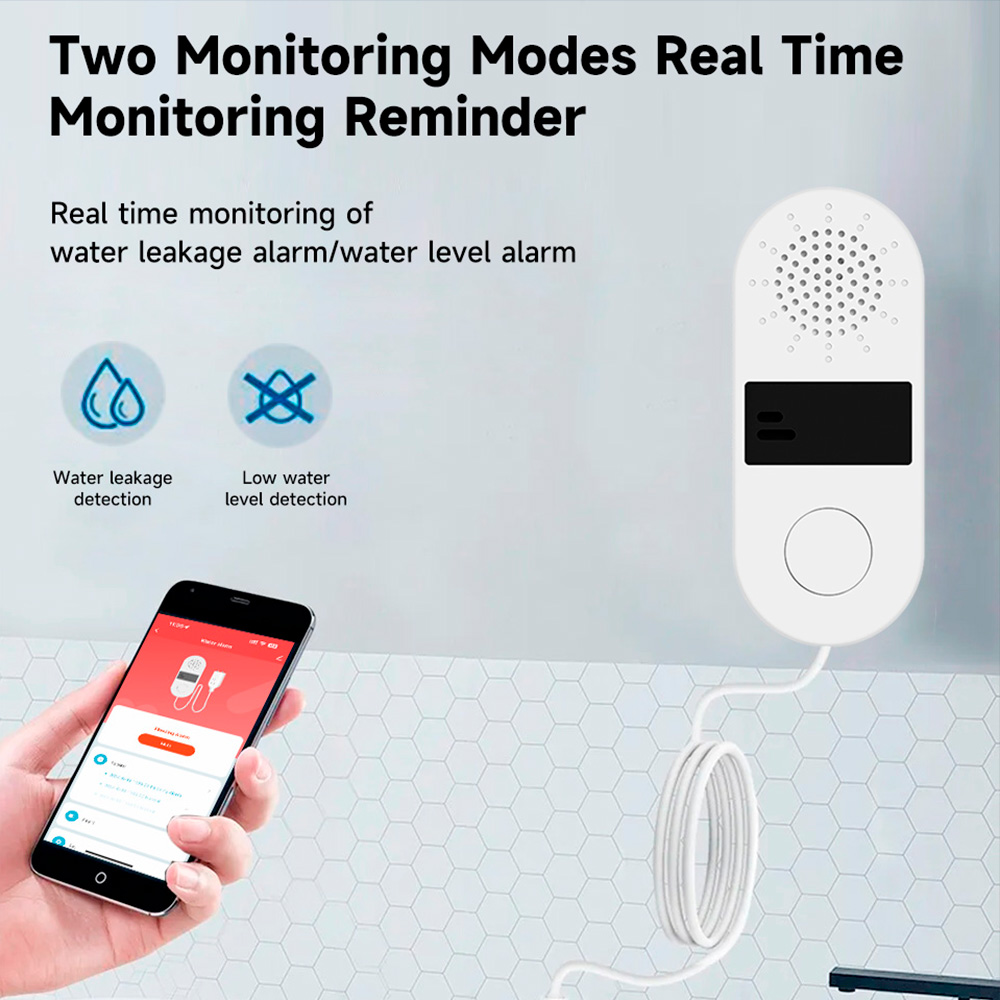 Tuya Wifi Water Leak Detector  - đánh giá và giá Wifi Water Leak Detector