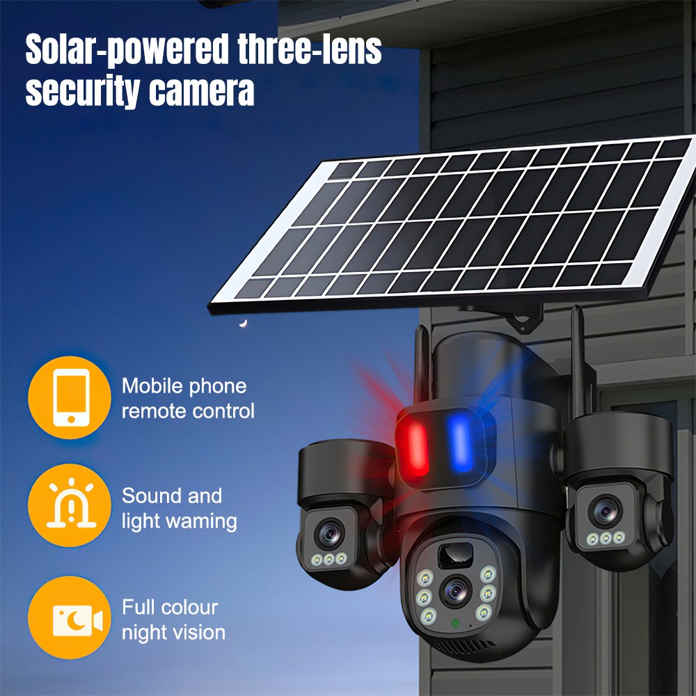 Solar WiFi PTZ Camera Outdoor  - đánh giá và giá Smart Home Outdoor Camera