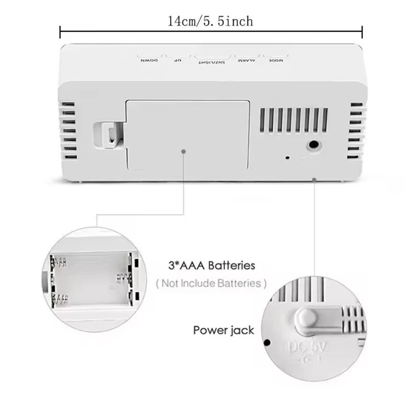 1Pc White Digital Clock LED Mi - đánh giá và giá Smart Home Retrofit