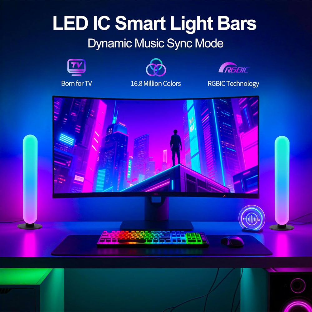 1/2/3Pcs Smart LED Light Bar,1 - đánh giá và giá Smart Bulb