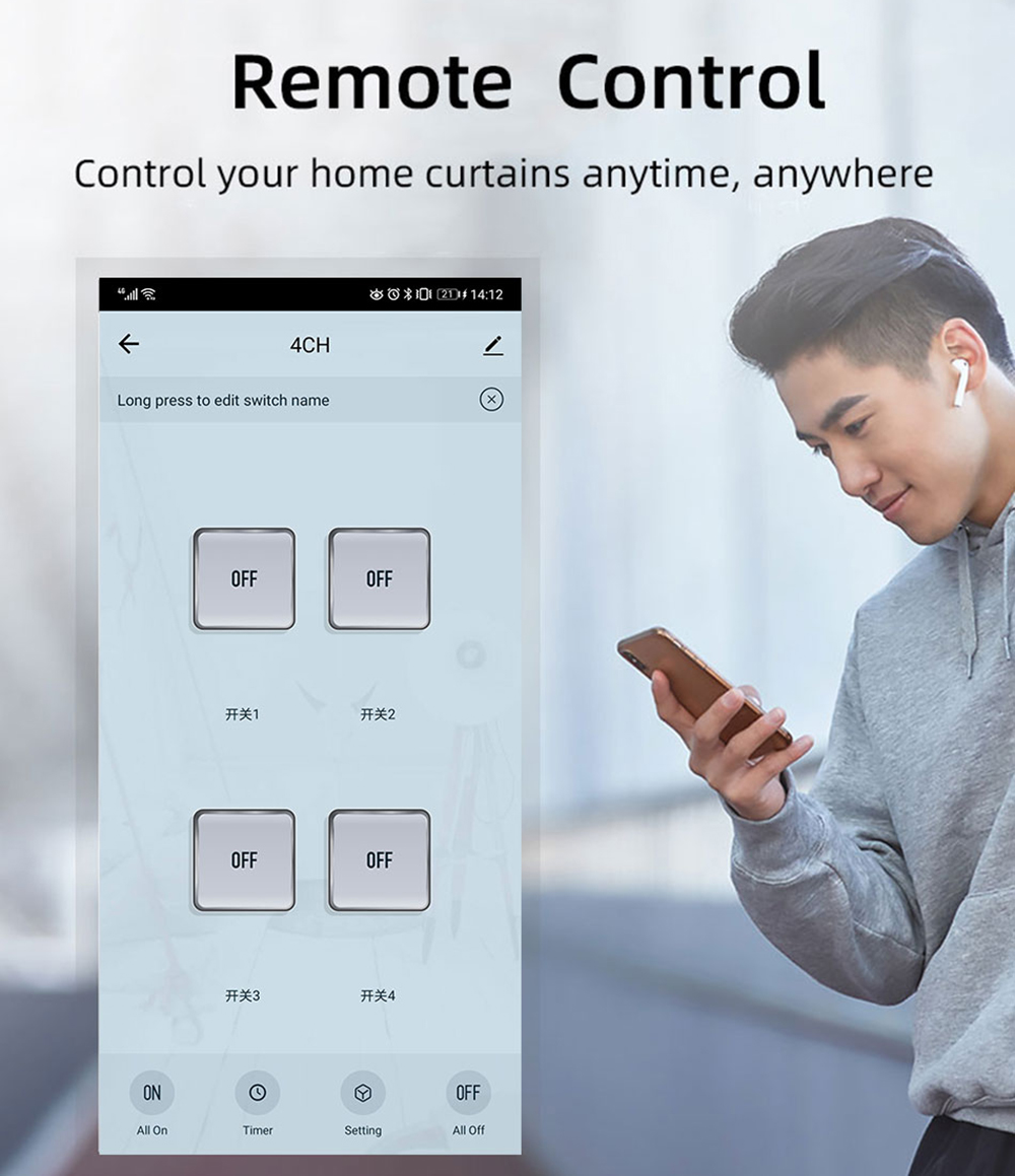 Tuya 4CH Zigbee Switch Relay M - đánh giá và giá Smart Home Gateway